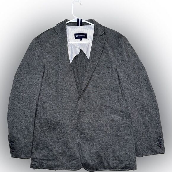 Daniel Cremieux Gray Sport Coat with Notch Lapel and Surgeons Cuffs - Picture 1 of 7